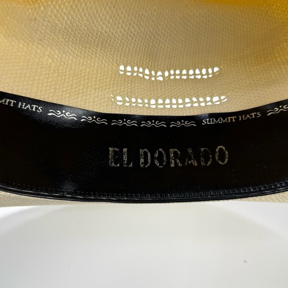 Summits Hats El dorado straw cowboy western rancher 3XXX size 7 3/8 - Picture 6 of 8
